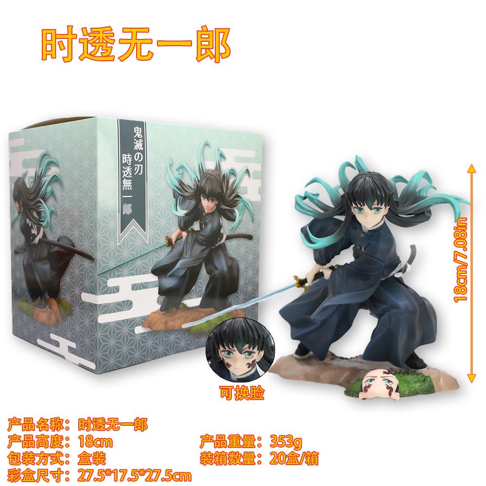 Demon Slayer Shinobu Kocho Hashira Tokito Muichiro Desktop Figure Model Statue