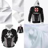 Ond Beboer Umbrella Corporation Hettegenser Cosplay Jakke Genser 3D Kåpe Trykk
