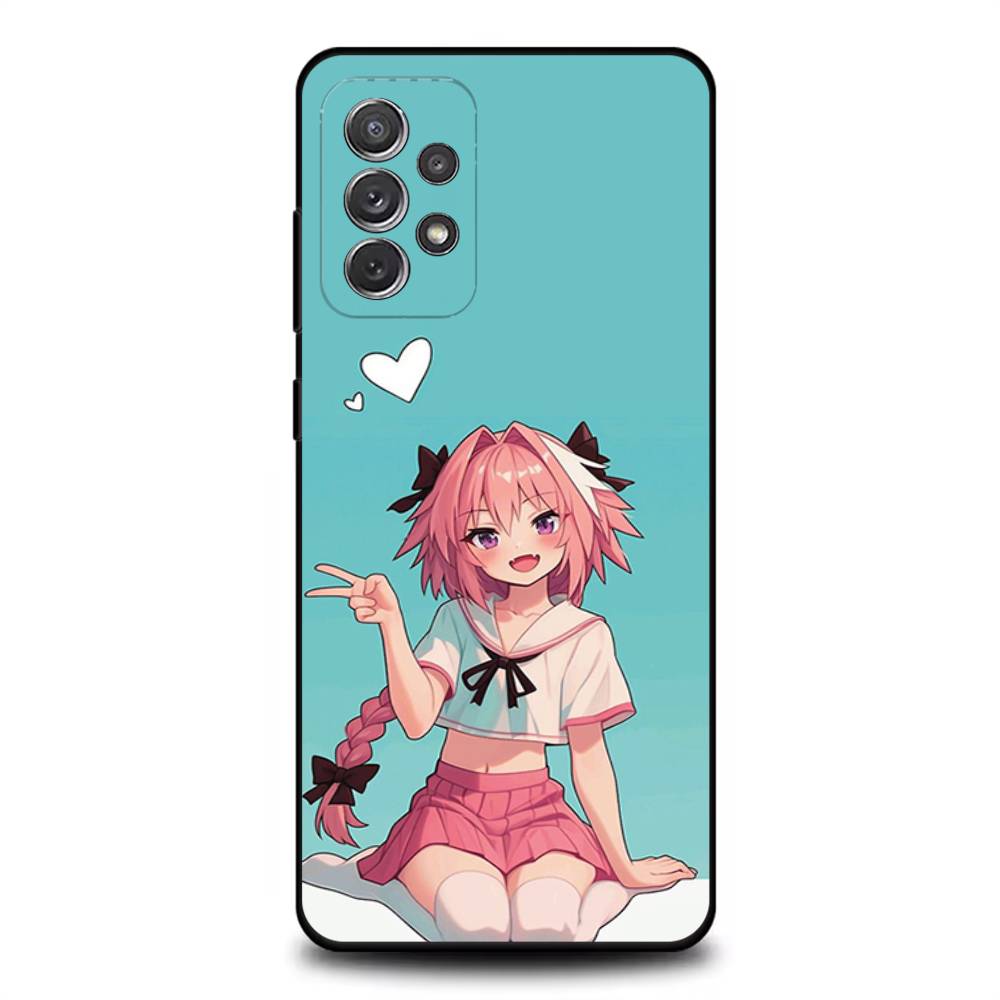 F-Fate Apocrypha Astolfo Phone Case For Samsung S 25,24,23,22,30,21,10,9,Ultra,Plus,Lite,FE,4,5G Black Soft Case