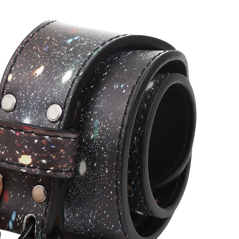 Black Starry Sky Vzpírání Fitness pás+síla Vzpírací pás+hluboký dřep Hard Pull Ochrana pasu Fitness vybavení