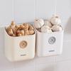 Punch-Free Ginger Garlic Storage Baskets Small Wall-mounted Storage Box  Bedside