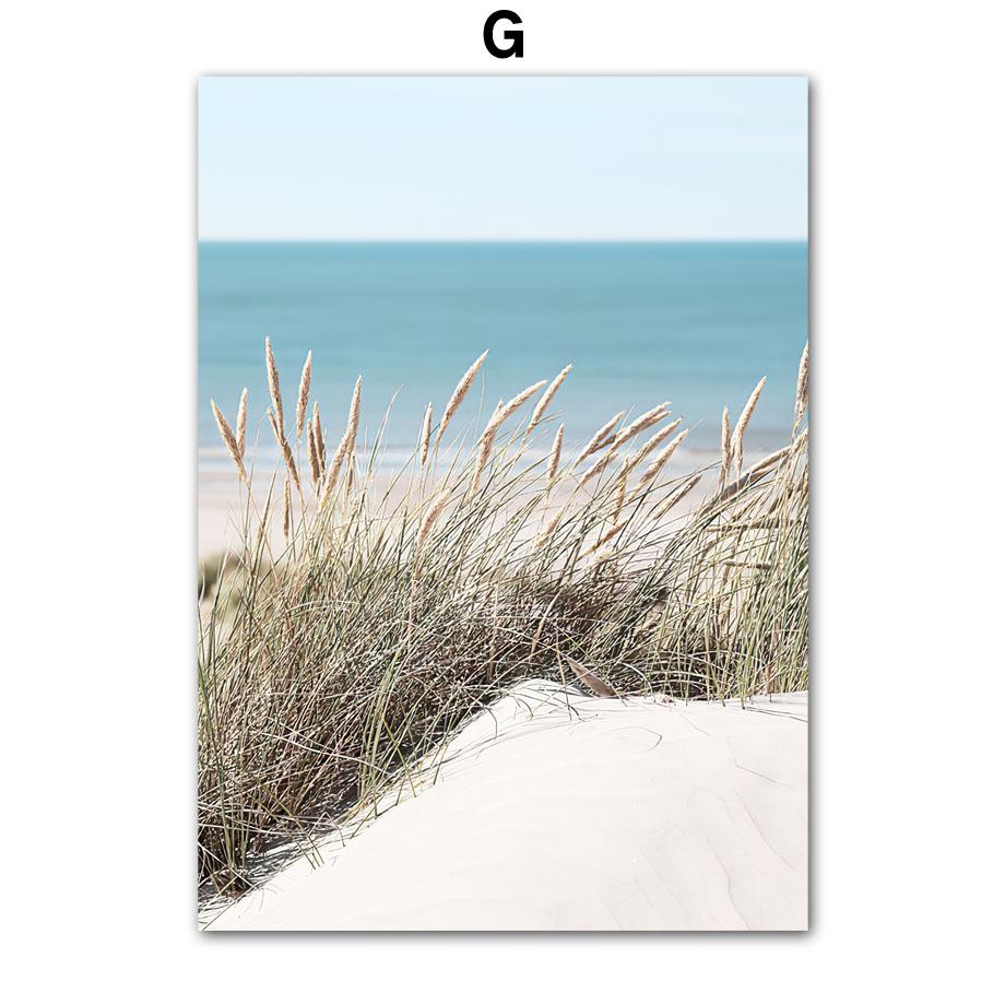 Sunshine Blue Ocean Beach Vintage Van Nordic Posters And Prints Wall Art Canvas Painting Modern Pictures For Living Room Decor