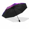 1pc Colorful Anime Character Outdoor Umbrella - Automatic Opening/Closing, Portable 3-Fold Design, 8-Bone Iron Frame, Perfect Gift for Fans, Trav