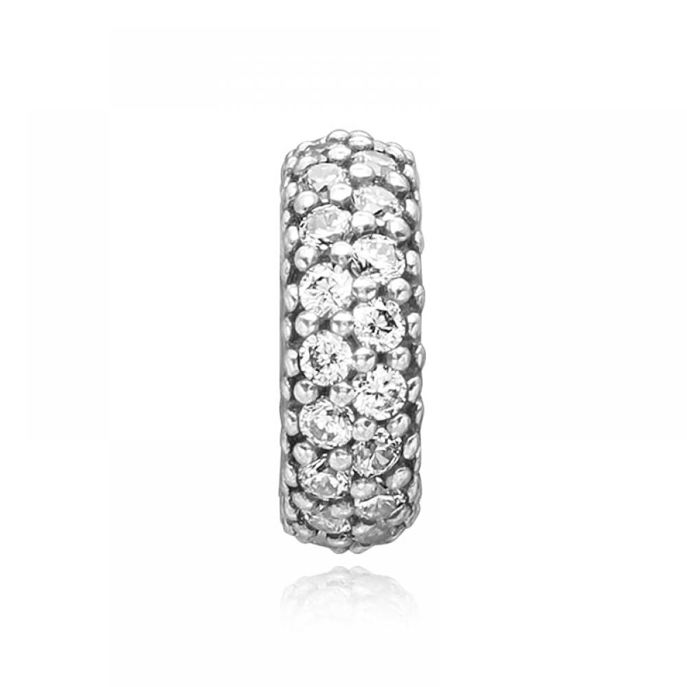 Pandora 791359cz Inspiration Pav  Spacer Silver Charm