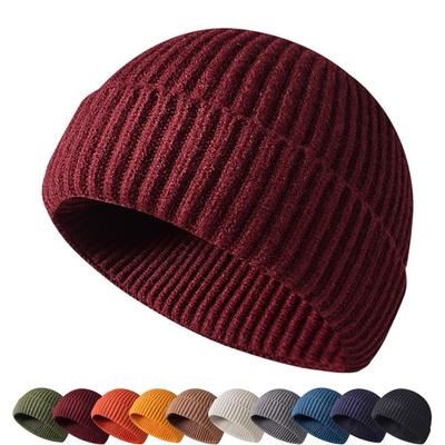 Exklusiv Stickad Tjock Ribbstickad En Storlek Passar Tillverkad med Hög Inkluderar Innerkeps Låg [M2Ma] [Amazon-märke] Herr Mössa, Hatt, Unisex, Alla,