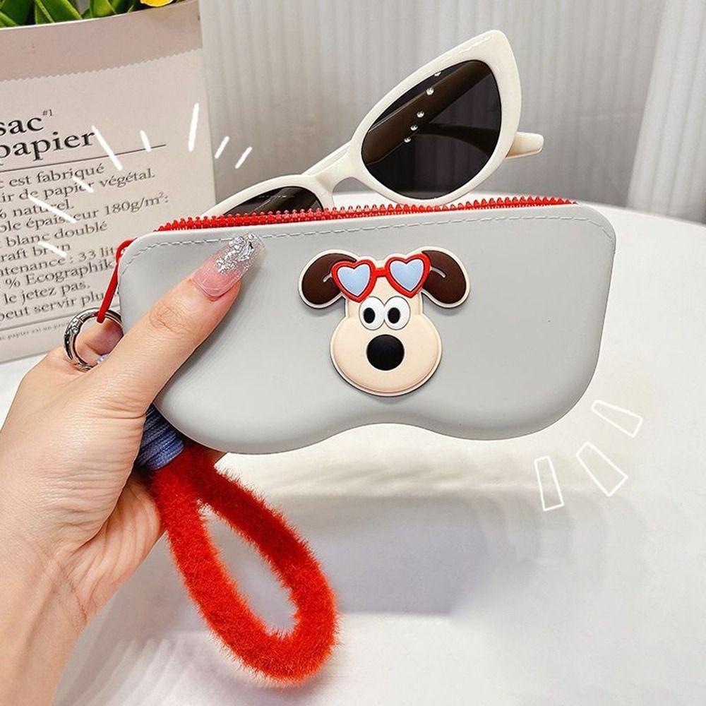 Portable Multifunctional Glasses Bag Dustproof Silicone Small Items Bags Waterproof Eyeglasses Box