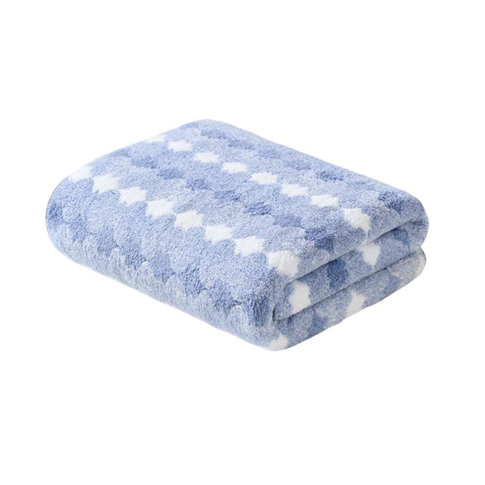 Quick Dry Coral Fleece Bath Towel Microfiber Beach Towel Multi-functional Large Towel Bathroom