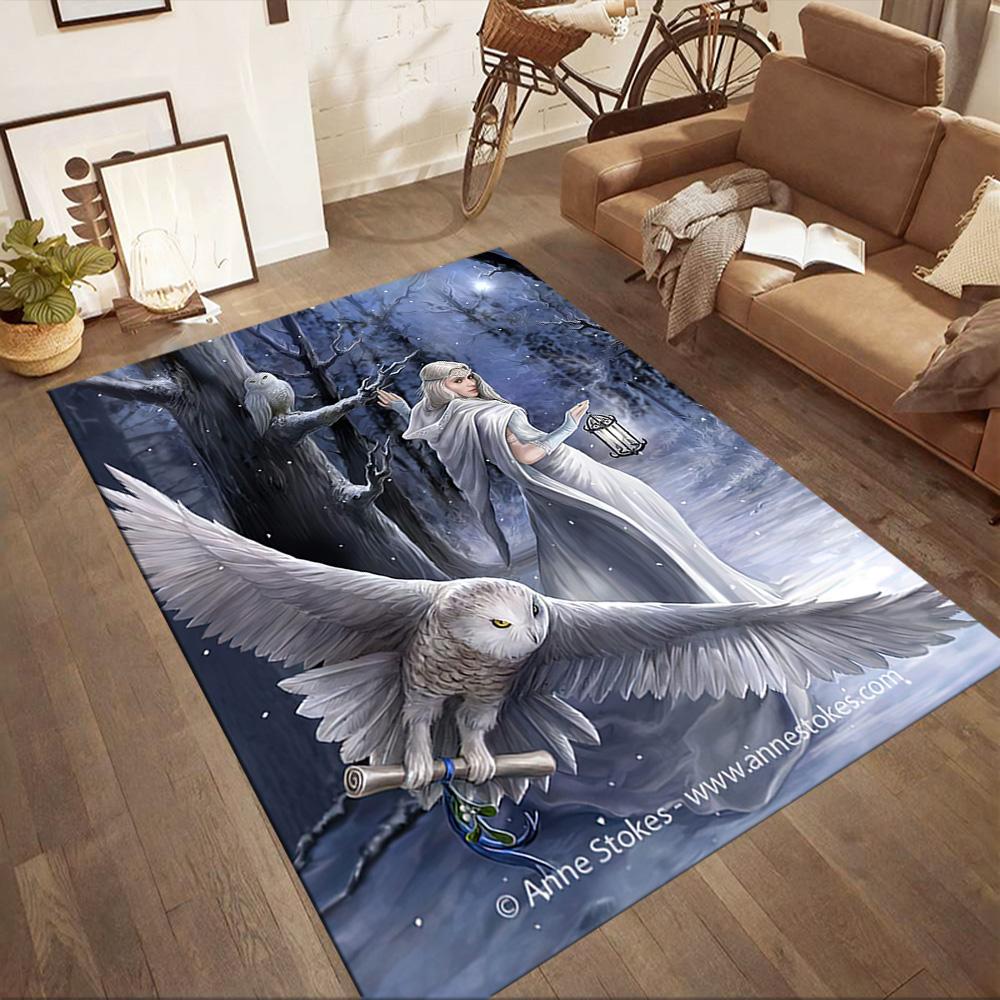 Gothic Style Floor Rug Office Rug Perfect for Foyer Game Room Kitchen Living Rooms Anti-slip Rug Office Home Decor Perfect Gift for Women/Men