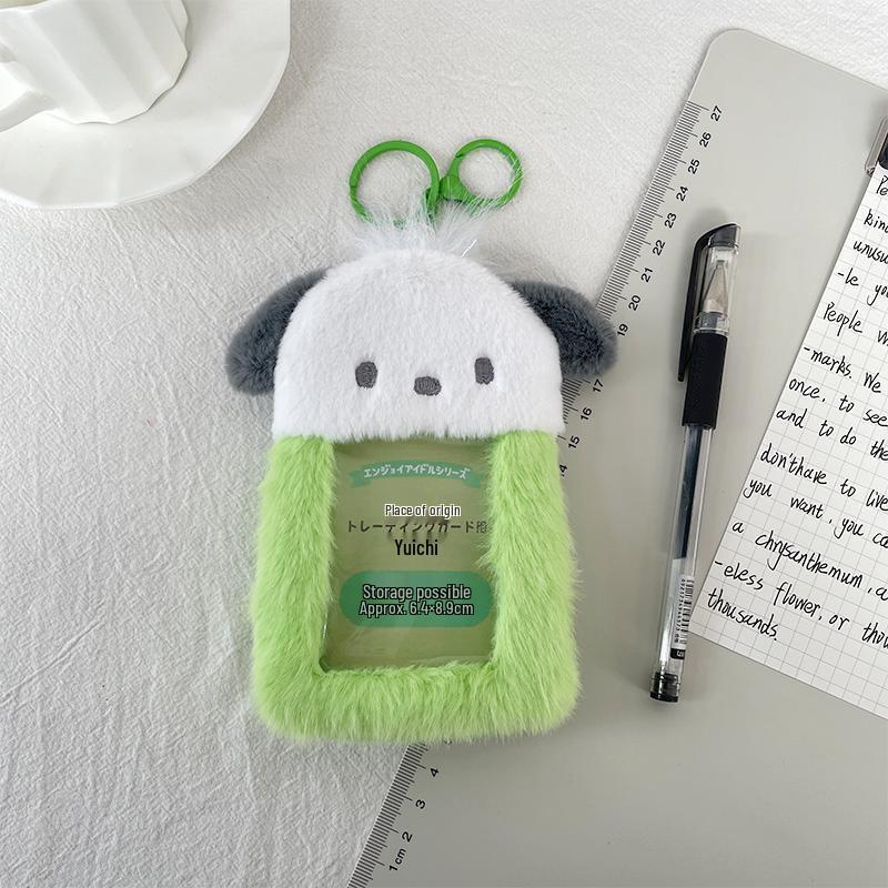 

Мультяшный брелок с животным: 3-дюймовый прозрачный держатель для карт и защитный рукав