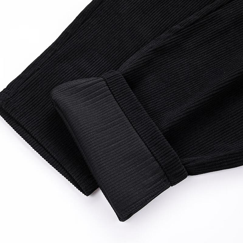 FAPAI Men's Imitation Corduroy Straight Casual Pants