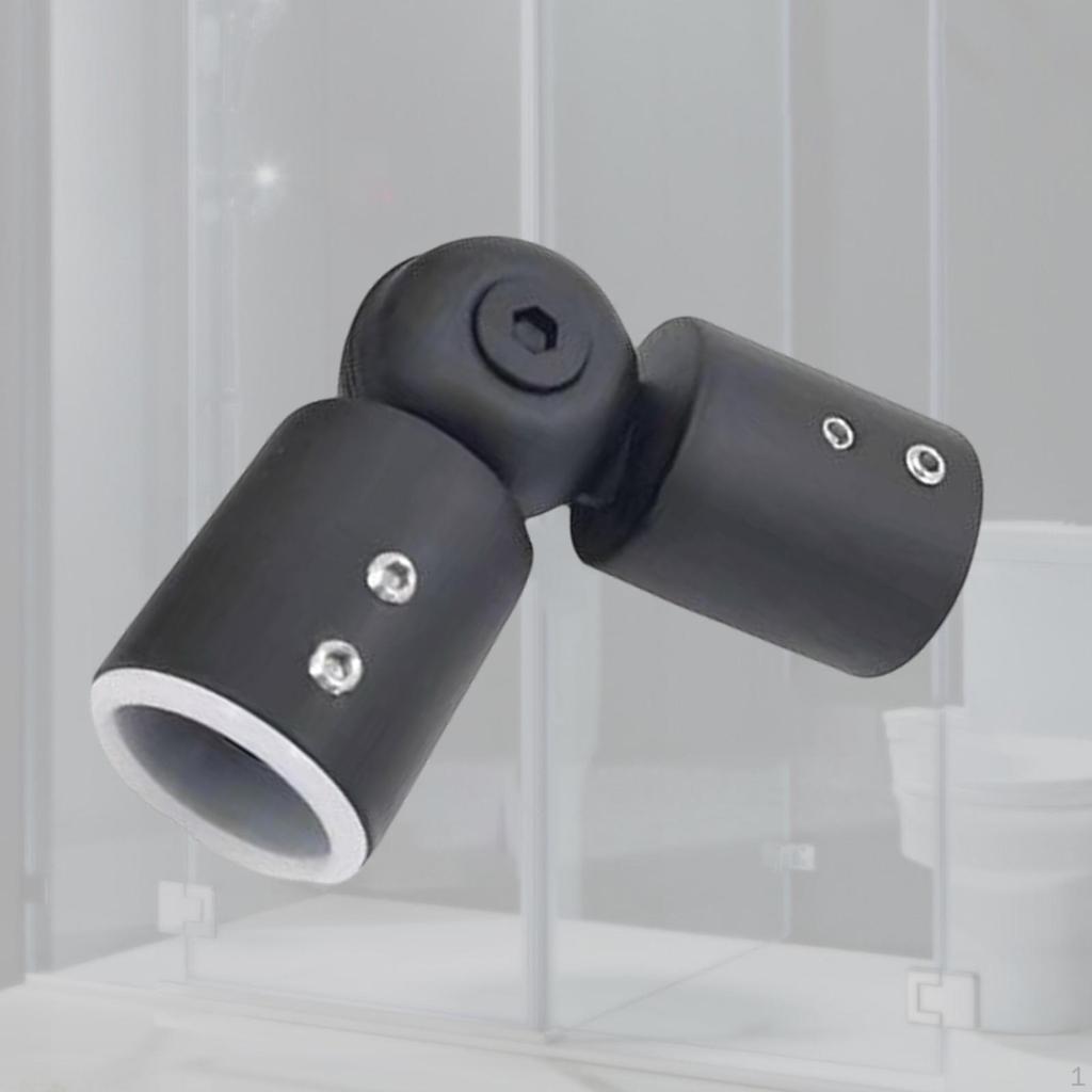 Adjustable Stainless Steel Rod Connector for Shower And Window Installation