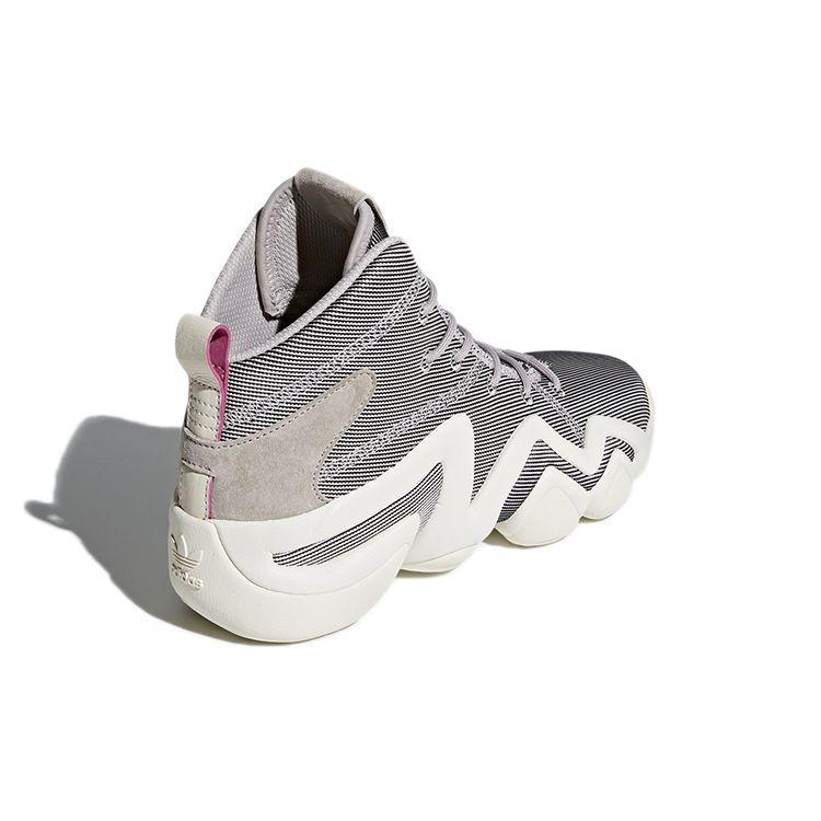 Adidas Crazy 8 Adv Comfortable Sports Non-Slip High-Top Retro Basketball Shoes Unisex Sneakers Gray CQ2846