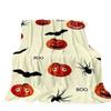 Halloween Cartoon Digital-printed Polyester Bedroom Velvet Flannel Soft Sofa Cover Blanket Fleece Soft Sofa Cover Blankets