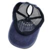 Versatile Retro Baseball Cap Washed Denim Mesh Hat Ponytail Curved Brim Cap Men'S And Women'S Street Hats Summer