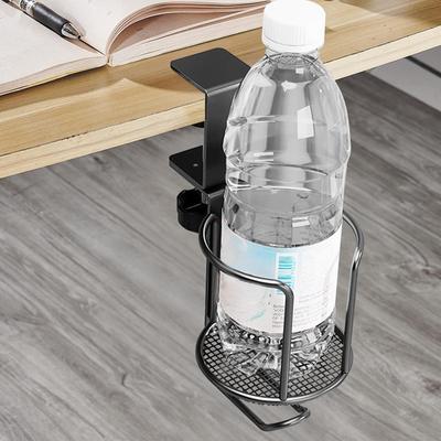 Rotating Table-side Cup Holder Office Desktop Fixed Cup Holder Non-Slip Adjustable Water Bottle Stand Clip On Cup Holder