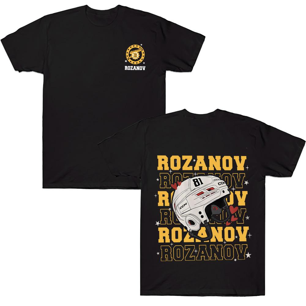 

Hollander Rozanov LGBT Love Tshirt Hockey Heated Rivalry Shirt Comfort T-shirts Matching Couple Tee Movie Fan Gift Cotton Tees 5XL різнокольоровий