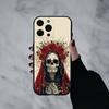 Santa M-Muerte P-print-T Phone Case For iPhone 17pro,16,15,14,13,12,11 Plus,Pro Max,XS,Soft Silicone Black Cover