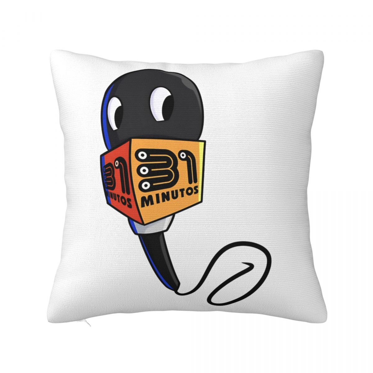 

Juan Carlos Bodoque 31 Minutos Square Pillow Case Chilean Comedy Cushion Covers Custom Decor Pillowcase for Sofa 18 30cm x 30cm