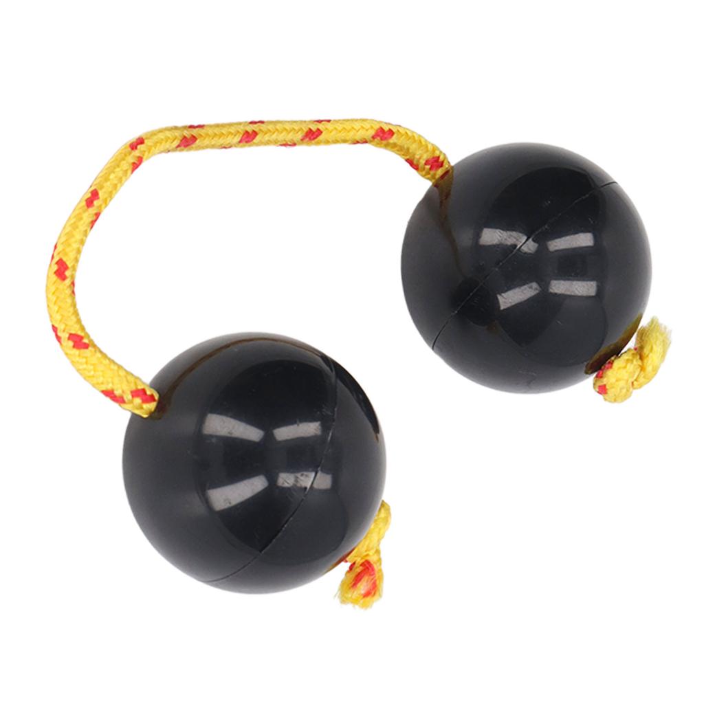 African Shaker Rattle Crisp Sound Rhythm Fingertip Sand Balls Hand Shaker Sand Balls Double Gourd Rhythm Percussion