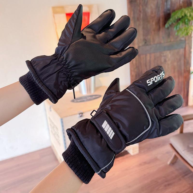 Waterproof Ski Gloves for Women In Winter Warm Snow Mountain Gloves for Playing with Snow Men Crossing The Top To Ride Cold and Windproof