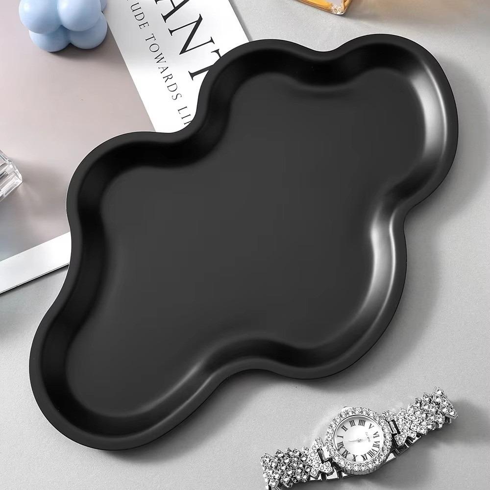 Cloud Shaped Storage Tray Stainless Steel Jewelry Storage Organizer  Home Kitchen Decor