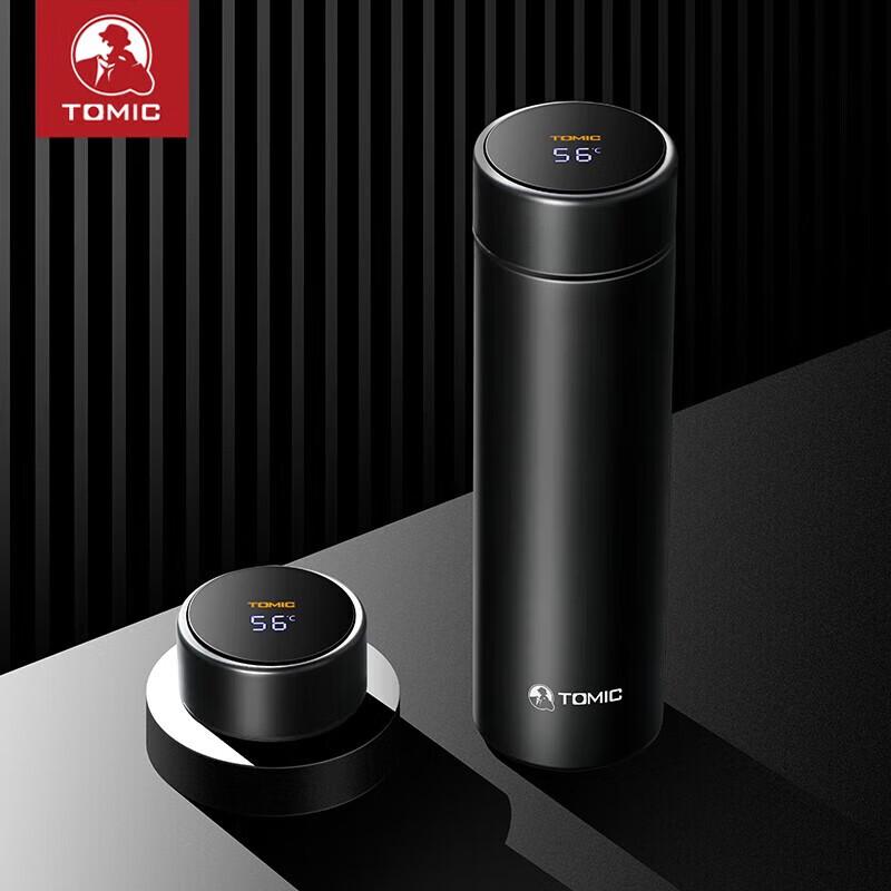 TOMIC Smart Temperature Display Vacuum Flask with Tea Filter