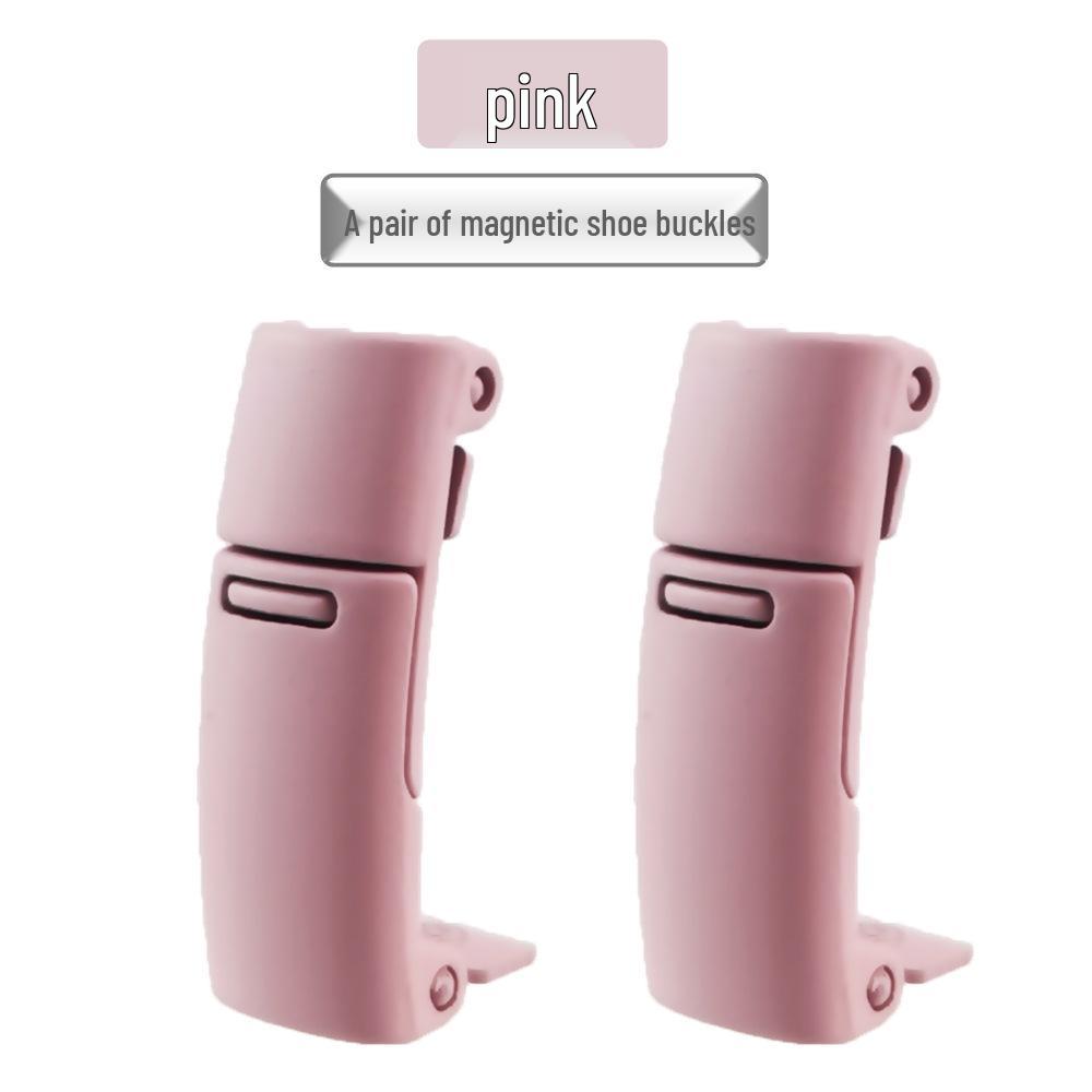 Magnetic No-Tie Elastic Shoelaces and Buckles