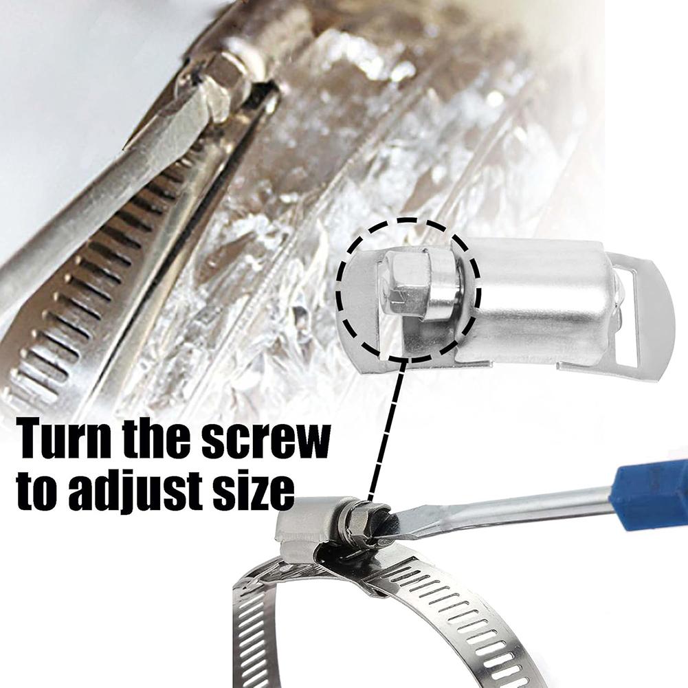 Complete DIY Hose Clamp Kit Featuring Strong Metal Straps and Fasteners