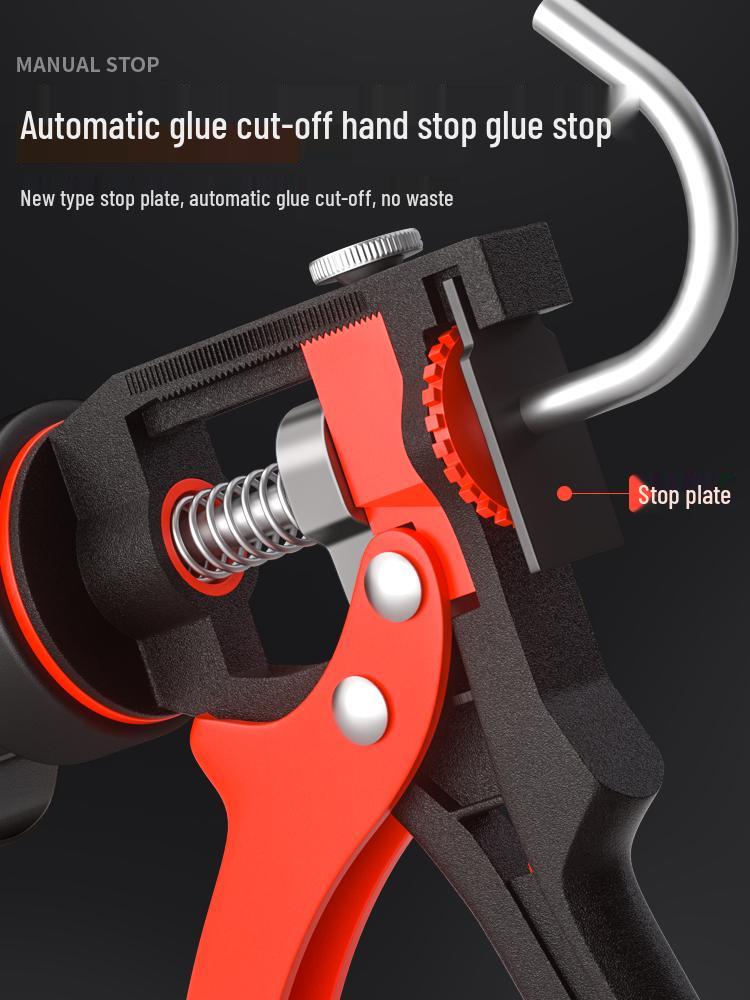 Automatic Glass Sealant Gun with Labor-Saving Pressing & Glue Cutting Features