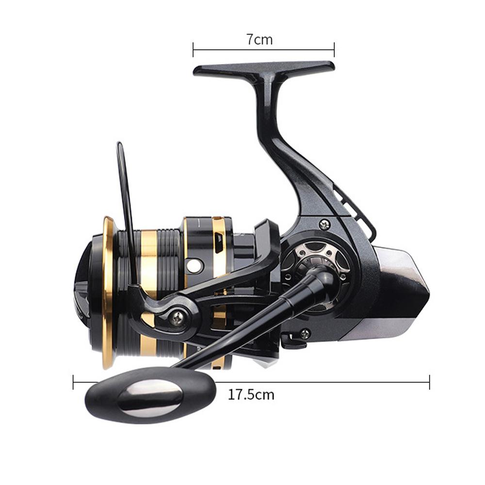 Forte Mulinello a Bobina Fissa Lontano Metallo 12+1BB Max Drag 30kg Pesca alla Carpa Mulinello da Spinning Molinete Pesca Accessori Mare Moulinet Peche En Mer