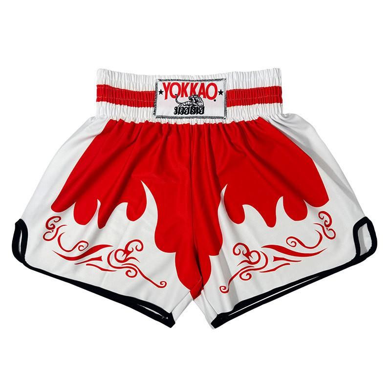 Pantaloncini da Boxe MMA Uomo Donna Leggeri Attrezzatura per Allenamento e Combattimento Pantaloni da Palestra con Tessuto Elasticizzato