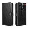 Suitable for ZTE Nubia Z70 Ultra Phone Case with Card Slot, Lanyard, Flip Cover, and Crazy Horse Pattern