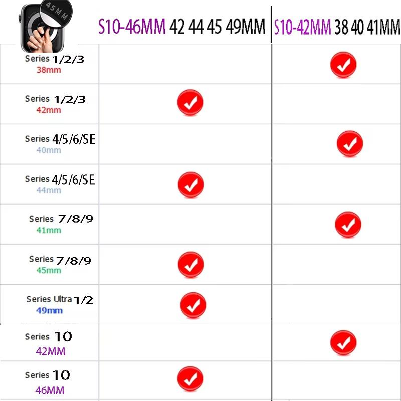 Magnetic Loop For Apple Watch Band 44mm Ultra 49mm 40mm 45-41mm Silicone Bracelet iWatch 10 9 8 7 6 5 SE For Correa Apple Watch