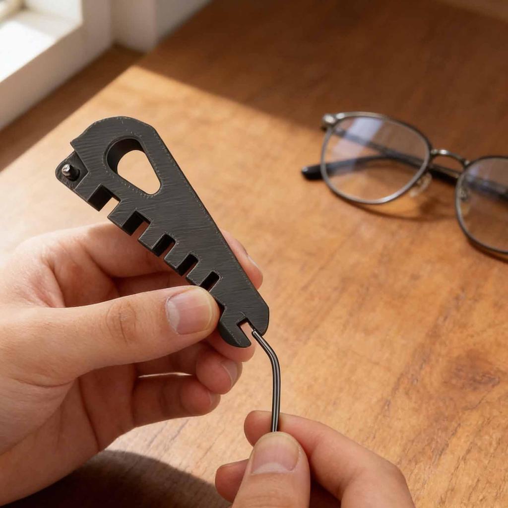 Temple Arm Bender Precise Adjustment Scratch-Resistant Nose Pad Repair Temple Arm Bender for Professionals Opticians Technicians