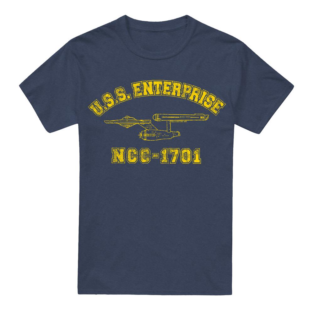 Star Trek Unisex Adult Enterprise Athletic T-Shirt