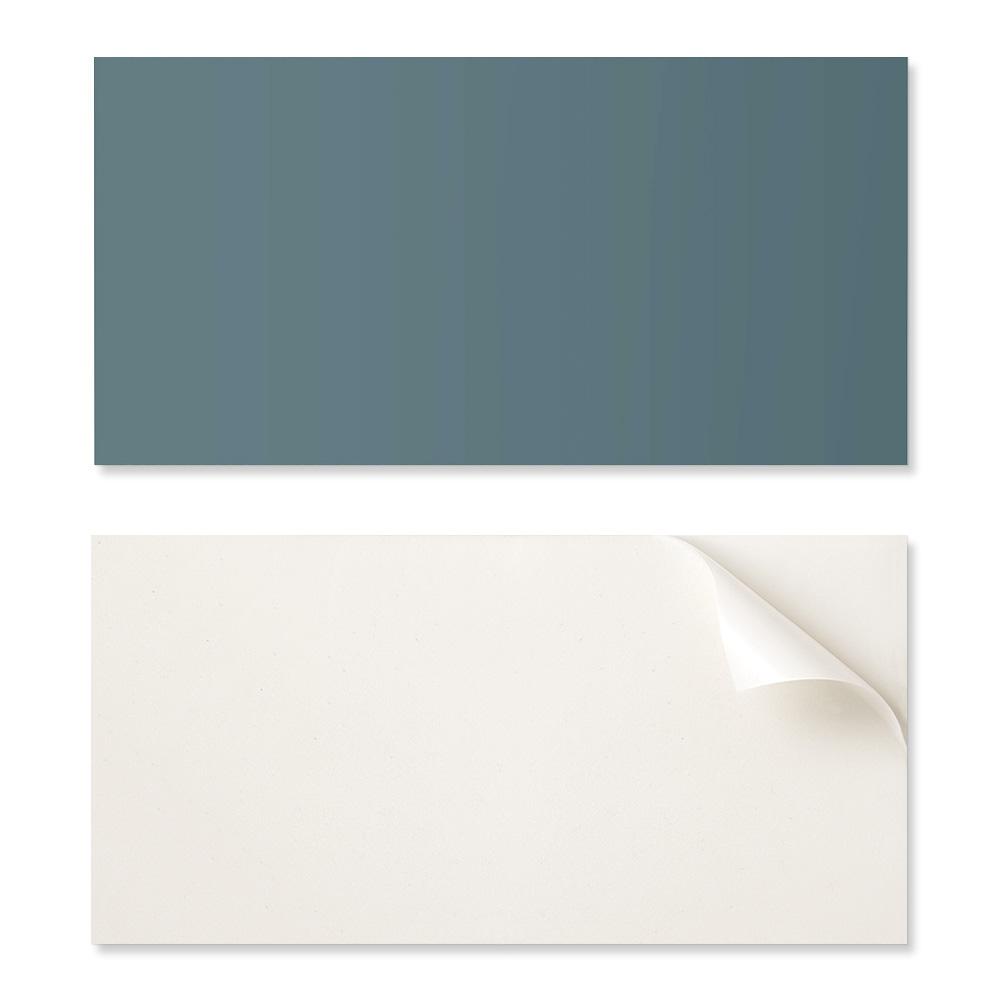 Self-adhesive Vinyl Decorative Panel With Print 100x50 Cm Dark Sea Blue