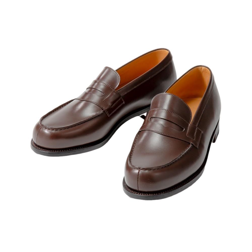 Weston Signature Loafer Dark Size Size E J.M. #180F, Men's, Brown, 24.0 cm, (Used)