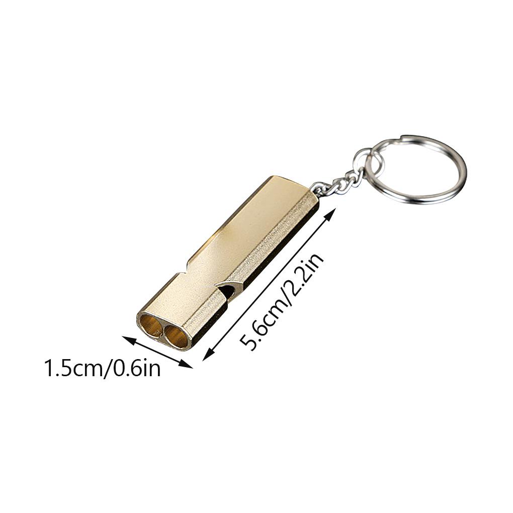 Metal Whistle Emergency Device Outdoor Whistles Colorfast Workmanship Camping Accessories Firmness Survival Prop White