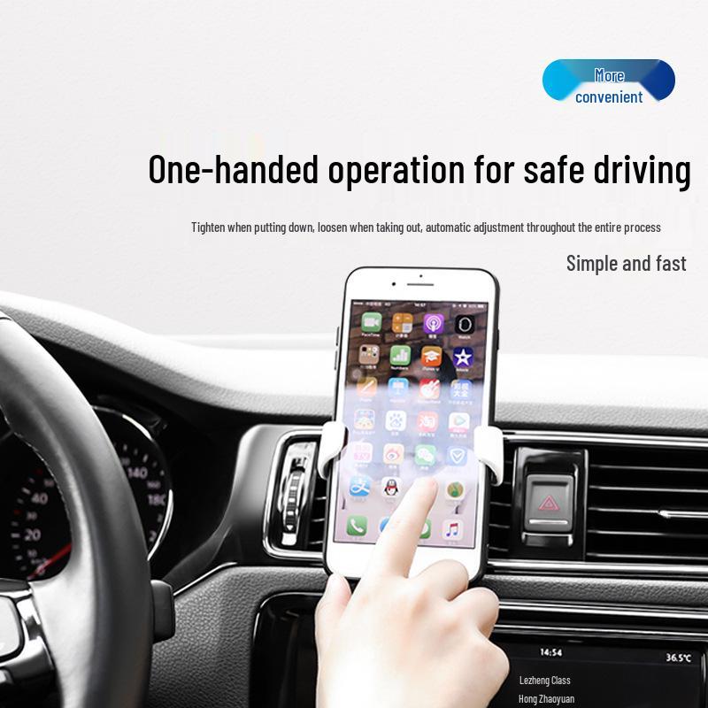 Universal Car Air Vent Phone Holder: Multi-Functional Gravity Mount Stand
