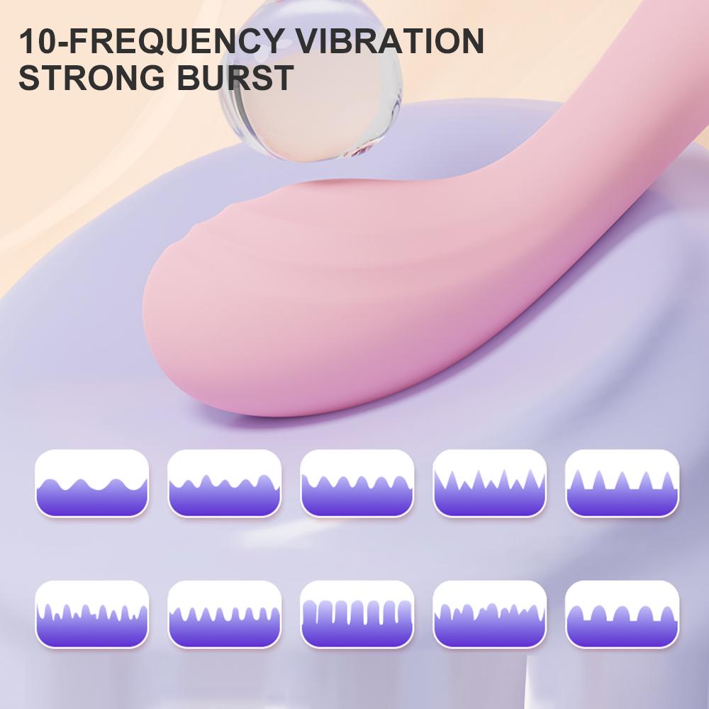 Finger Dildo Vibrator for Women 10 Powerful Vibration Mode Clitoral G Spot Stimulation Massager Vagina Masturbator Adult Sex Toy