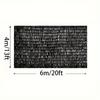 40% UV Block Black Olefin Fabric Shade Net - Heat Reduction Mesh for Plant Protection, Greenhouse Cover with 20 Tie Strips - 1 P