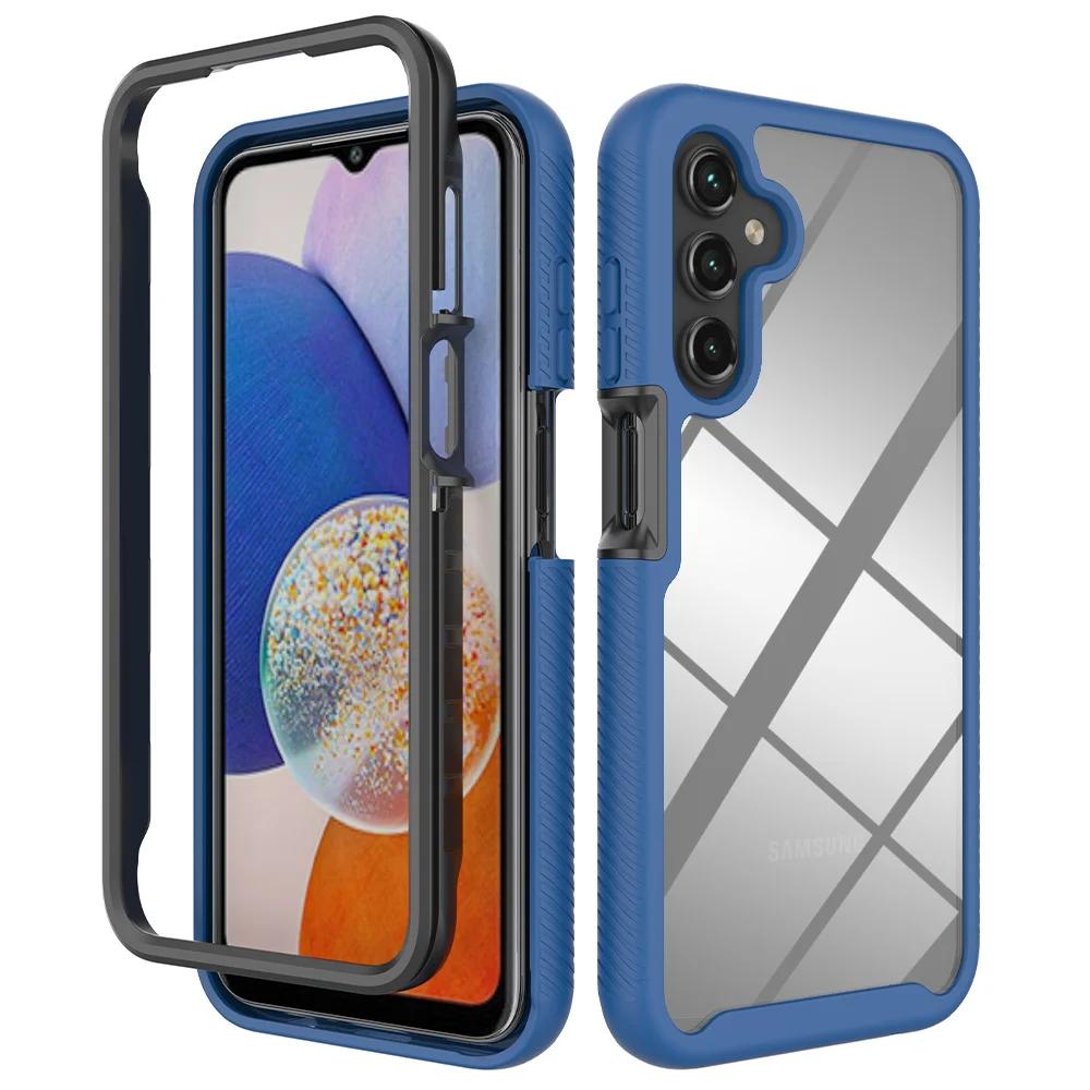 Hybrid Rugged Otter Armor Box Shockproof Case for Samsung A16 A15 A25 A35 A55 A05S A04S A24 A34 A54 TPU Transparent Back Cover