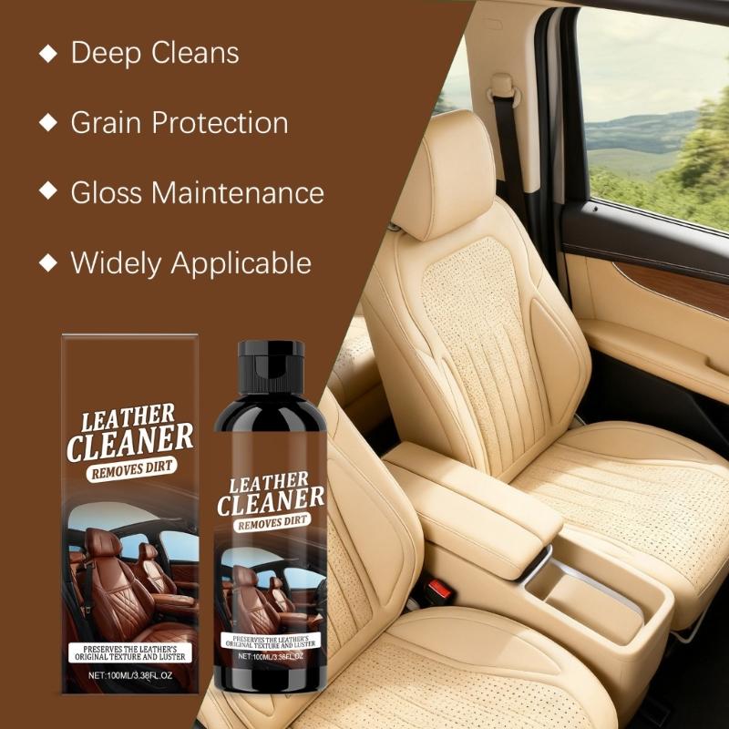 Nourishing Leather Conditioner for Preventing Cracks and Maintaining Softness In Household and Vehicle Leather Goods