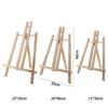 Kids Classroom Exhibition Artist Tabletop Wooden Holder Shelf Display Stand Painting Easel