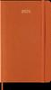 Moleskine Notebook 2025 January Start 12 Months Precious Weekly Diary Large Size Wide X 21cm Manber Orange Soft Cover DSPRETN812WN3BY25 (13cm Long)