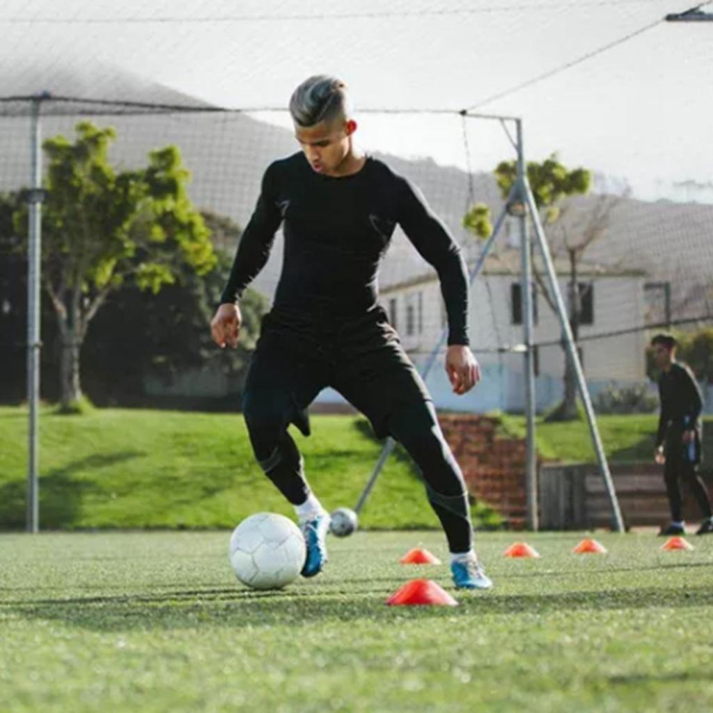 Agility Ladder 12 Rung 20ft Speed Training Ladder Equipment Set with 10 Dics Carrying Bag for Soccer Sports