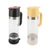 Dispensador de Miel 350ml Dispensador de Jarabe de Vidrio Transparente con Asa Evita Goteos Contenedor de Miel para Cafeterías Restaurantes Hogar