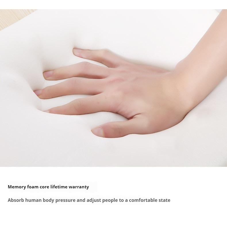 Memory Foam Low Soft Pillow Neck Spine Protection Thin Pillow for Children Teenager Adult Pregnant Health Care Pillow