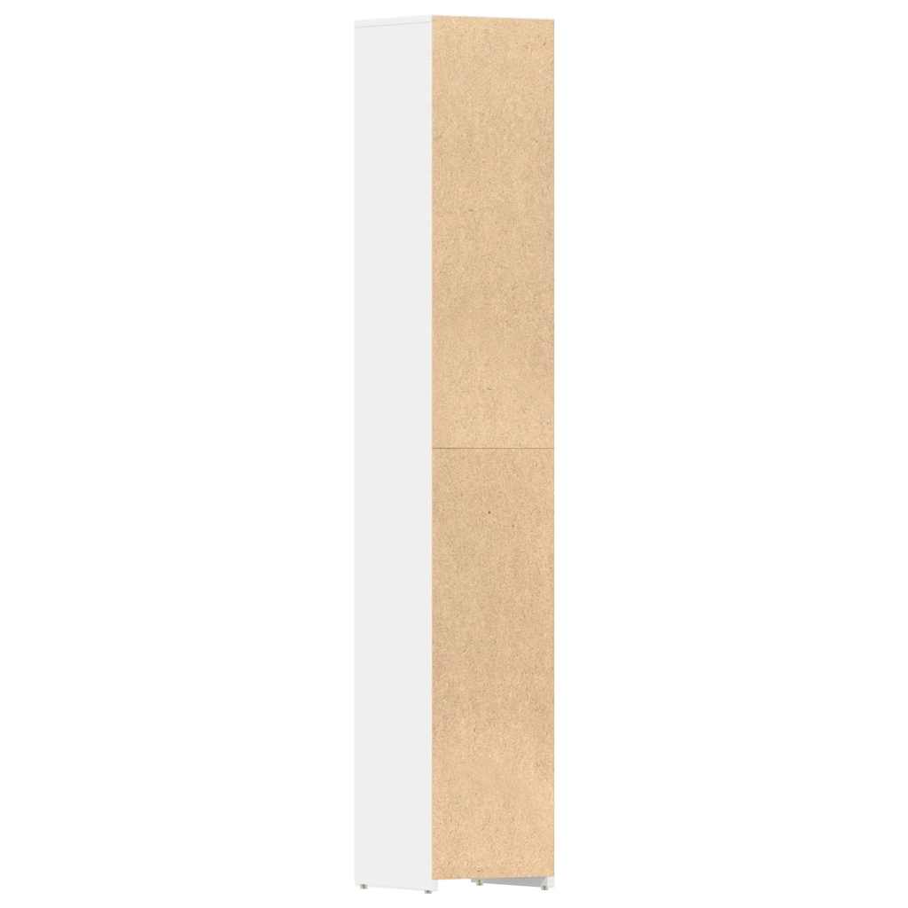 Bathroom Cabinet White 30 x 30 x 183.5 cm Particleboard