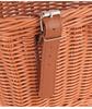 Children's Retro Rattan Bike Basket with Bell, Stickers, and Handlebar Tassels - Bicycle Accessories
